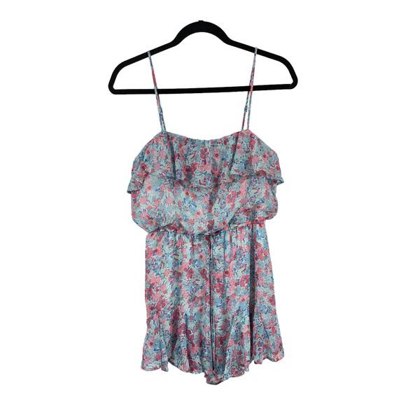 ROWA romper floral print ruffle floral Medium M - Picture 1 of 5